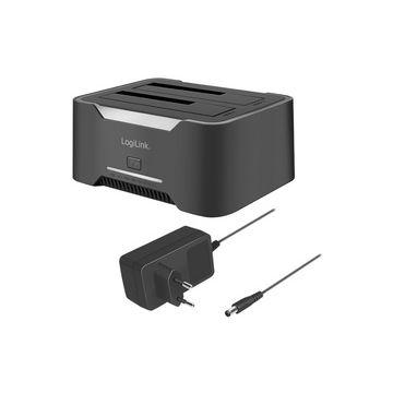 LogiLink Station d'accueil double USB 3.2 pour HDD/SSD