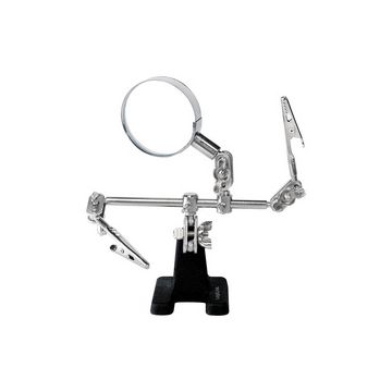 LogiLink Support de montage "troisième main", avec loupe