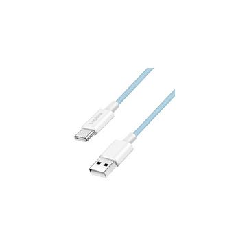 LogiLink Câble USB 2.0, USB-A - USB-C, 0,5 m, bleu