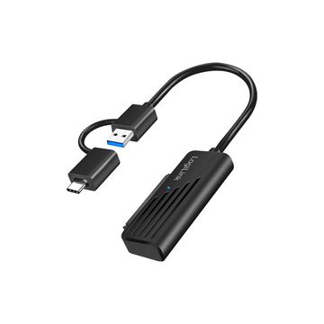 LogiLink USB 3.2 (Gen1) - SATA-Adapter, USB-A/USB-C - SATA