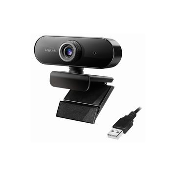 LogiLink Webcam Pro Full HD USB avec micro, noir