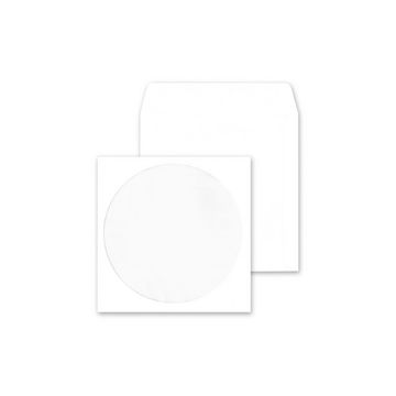 MAILMedia Pochettes en papier pour CD-/DVD, avec fenêtr