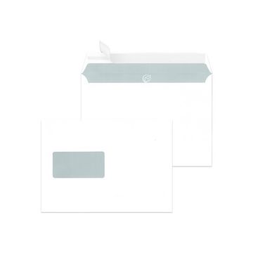 MAILmedia Briefumschläge C5 haftklebend, mit Fenster, weiß