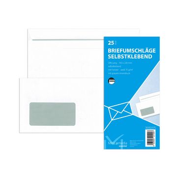 MAILmedia Briefumschlag Offset weiß, DIN Lang, mit Fenster