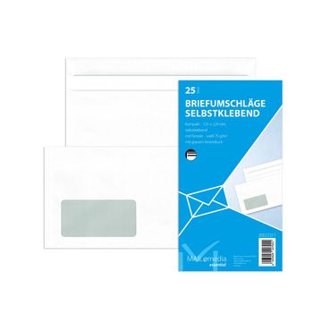 MAILmedia Briefumschlag Offset weiß, Kompakt, mit Fenster