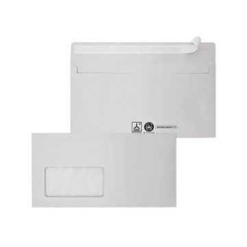 MAILmedia Briefumschlag Recycling, DIN lang, haftklebend