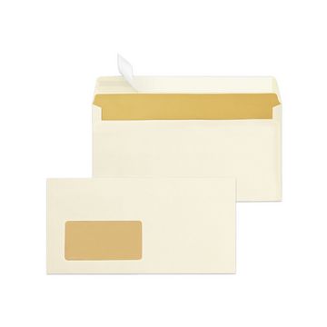 MAILmedia Briefumschlag chamois, DIN lang, mit Fenster
