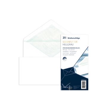 MAILmedia Enveloppe Offset, avec doublure en soie, blanc