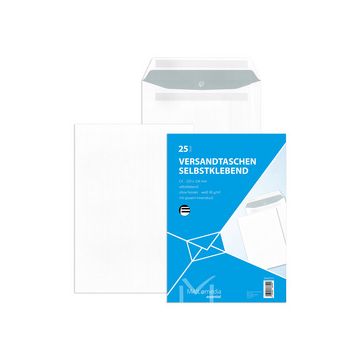 MAILmedia Pochette d'expedition, C4, sans fenêtre, blanc