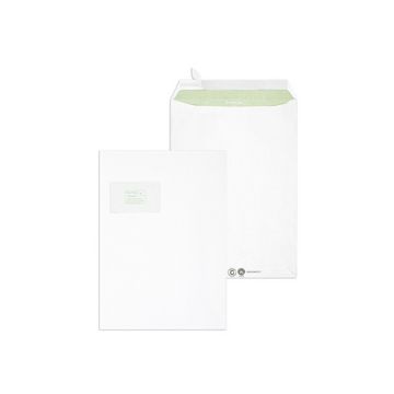 MAILmedia Versandtasche Envirelope, C4, mit Fenster, weiß