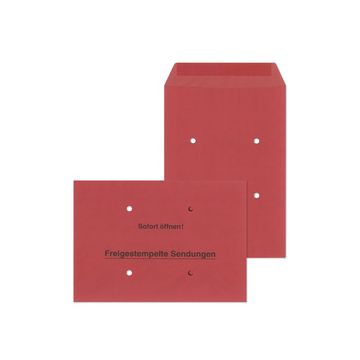 MAILmedia Versandtasche "Freigestempelte Sendungen", B4, rot