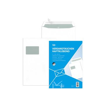 MAILmedia Versandtasche Offset weiß, C4, mit Fenster