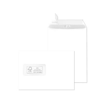 MAILmedia Versandtasche Offset weiß, C5, mit Fenster