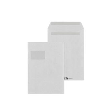 MAILmedia Versandtaschen C4 selbstklebend, mit Fenster links