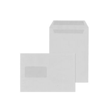 MAILmedia Versandtaschen C5 selbstklebend, mit Fenster links