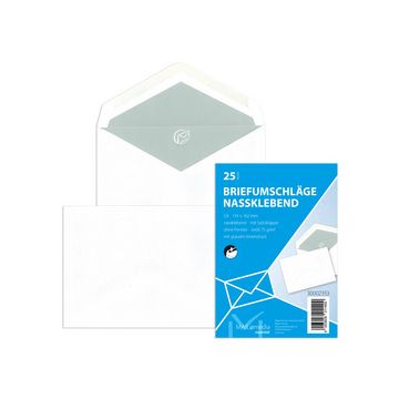 MAILmedia enveloppe Offset, C6, sans fenêtre, gommé, blanc