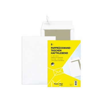 MAILmedia pochette d'expédition avec dos carton, C4, blanc