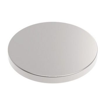 MAUL Aimant néodyme en forme de pastille, 8 mm, argent