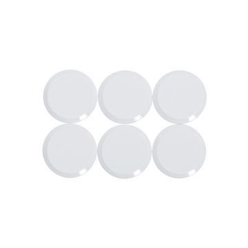 MAUL Aimant rond à facettes MAULpro, diamètre: 20 mm, blanc