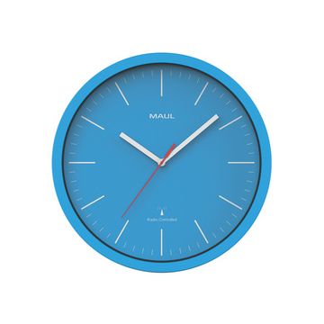 MAUL Horloge murale MAULjumb, diamètre: 305 mm, bleu