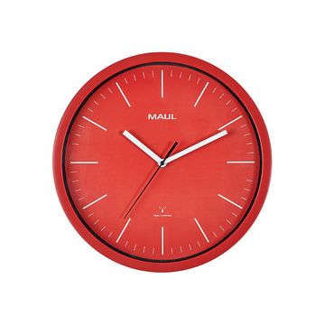 MAUL Horloge murale MAULjumb, diamètre: 305 mm, rouge MAUL Horloge murale MAULjumb, diamètre: 305 mm, rouge