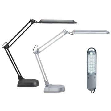 MAUL Lampe de bureau à LED MAULatlantic, socle, noir