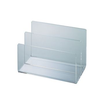 MAUL Trieur à courrier en acrylique avec 2 compartiments