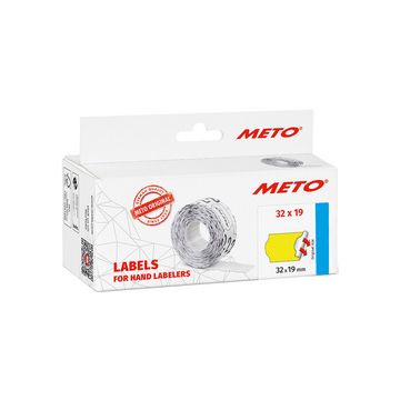 METO Étiquette pour étiqueteuse de prix, 32 x 19 mm, vert