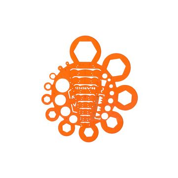 MINERVA Trace écrous et boulons (rond), No. 2