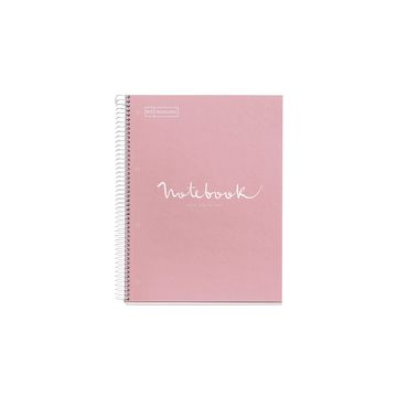 MIQUELRIUS Cahier à spirale "Notebook EMOTIONS", A4, rose