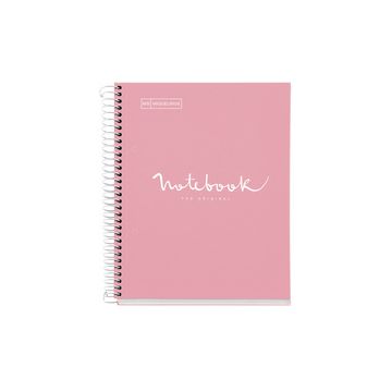 MIQUELRIUS Cahier à spirale "Notebook EMOTIONS", A4, rose