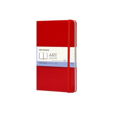 MOLESKINE Carnet de croquis, L/A5, 165 g/m2, rigide, rouge