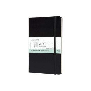 MOLESKINE Carnet de musique, L/A5, 100g/m2, rigide, noir