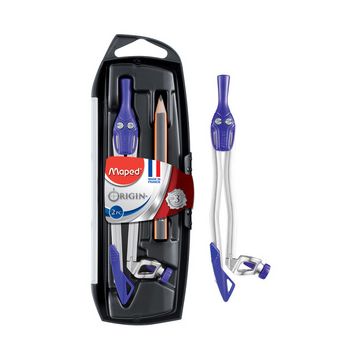 Maped Boîte de compas Origin avec bague, assorti