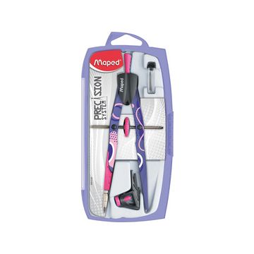 Maped Coffret compas PRECISION SYSTEM FANCY, 3 pièces