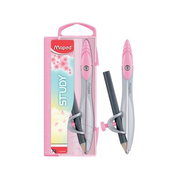 Maped Coffret compas Study PASTEL, incl. bague universelle
