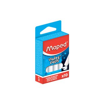Maped Craie pour tableau WHITE'PEPS, rond, blanc Maped Craie pour tableau WHITE'PEPS, rond, blanc