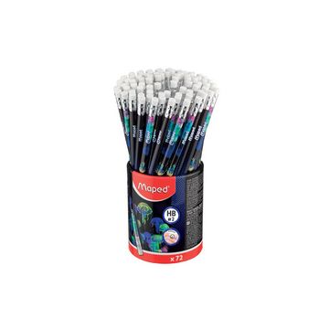 Maped Crayon de papier DEEPSEA PARADISE, avec gomme, HB