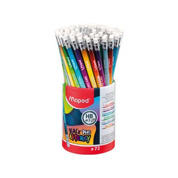 Maped Crayon graphite BLACK'PEPS ENERGY, dureté: HB, pot 72