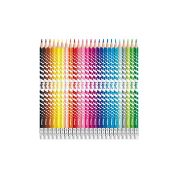 Maped Crayons de couleur COLOR'PEPS, effaçable, étui de 24 Maped Crayons de couleur COLOR'PEPS, effaçable, étui de 24