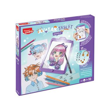 Maped Creativ Tablette lumineuse à dessiner AVATAR MANGA Maped Creativ Tablette lumineuse à dessiner AVATAR MANGA