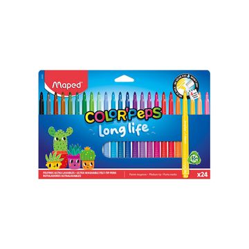 Maped Feutre COLOR'PEPS Long Life 2, étui carton de 24