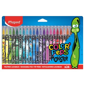 Maped Feutre COLOR'PEPS MONSTER, étui carton de 24