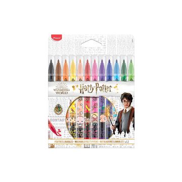Maped Feutre HARRY POTTER, étui carton de 12