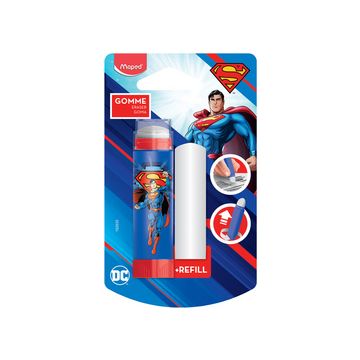 Maped Gomme en plastique SUPERMAN + gomme de rechange