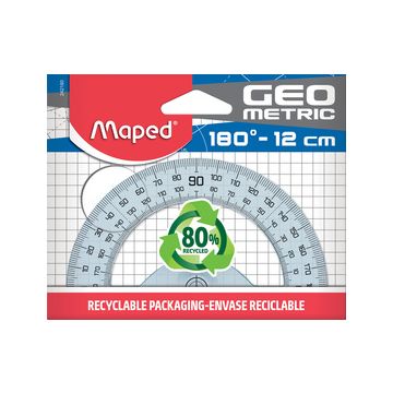 Maped Rapporteur demi-circulaire géométrique 180 degrés