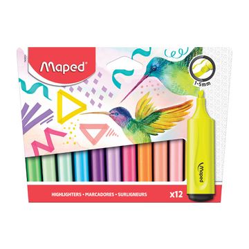 Maped Surligneur FLUO'PEPS Classic, boîte carton de 12