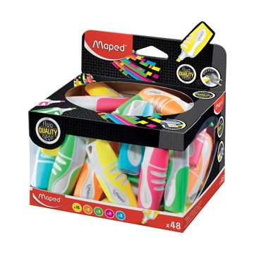 Maped Surligneur FLUO'PEPS Soft Pocket, présentoir de 48 x48 Maped Surligneur FLUO'PEPS Soft Pocket, présentoir de 48 x48