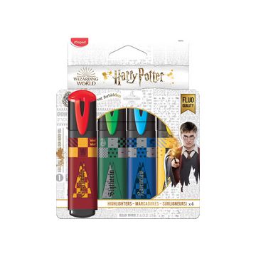 Maped Surligneur HARRY POTTER, étui carton de 4 Maped Surligneur HARRY POTTER, étui carton de 4
