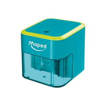 Maped Taille-crayon électrique, turquoise/vert pomme
